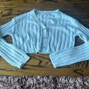 Cropped sweater top